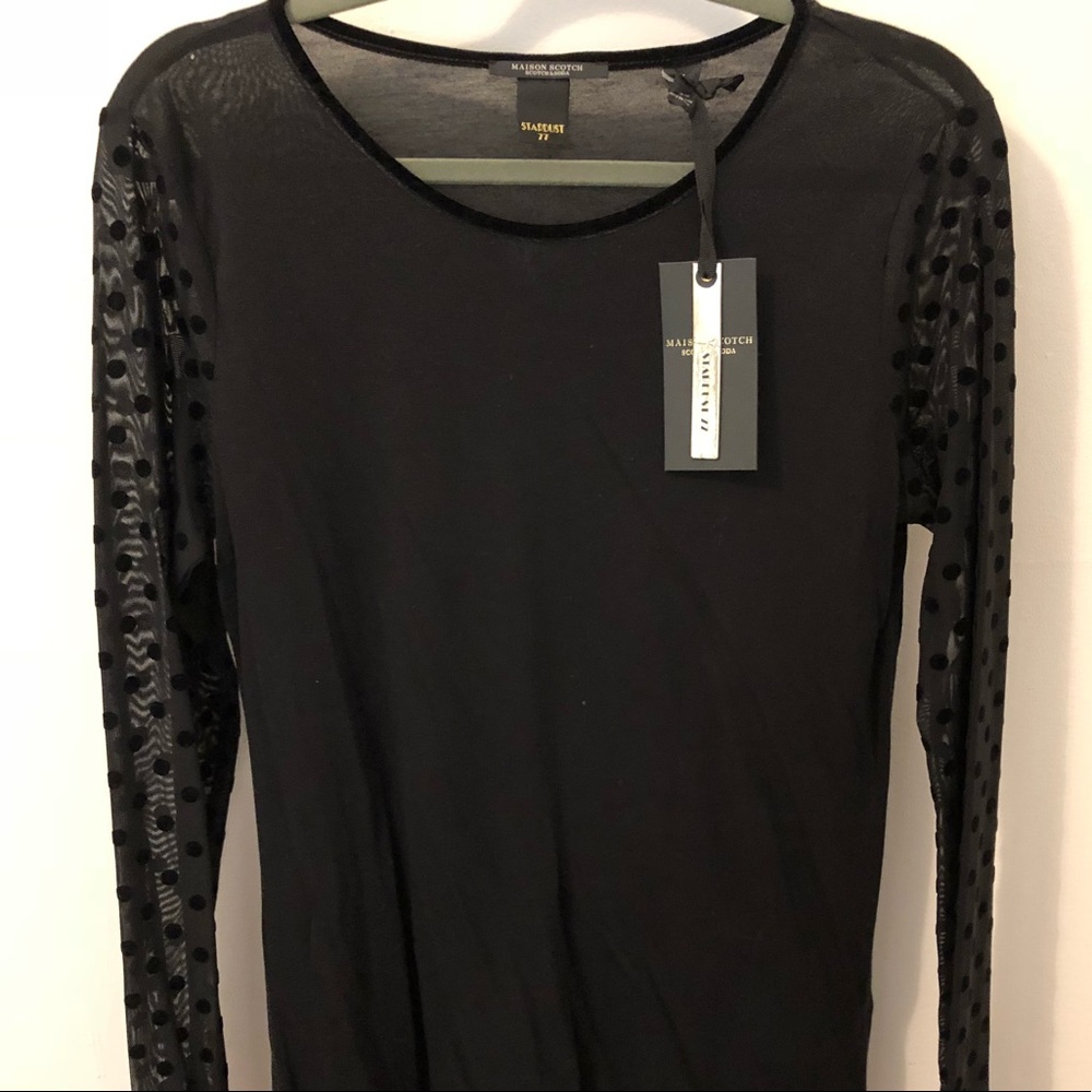 Maison Scotch & Soda Stardust 77 Polka Dot Top